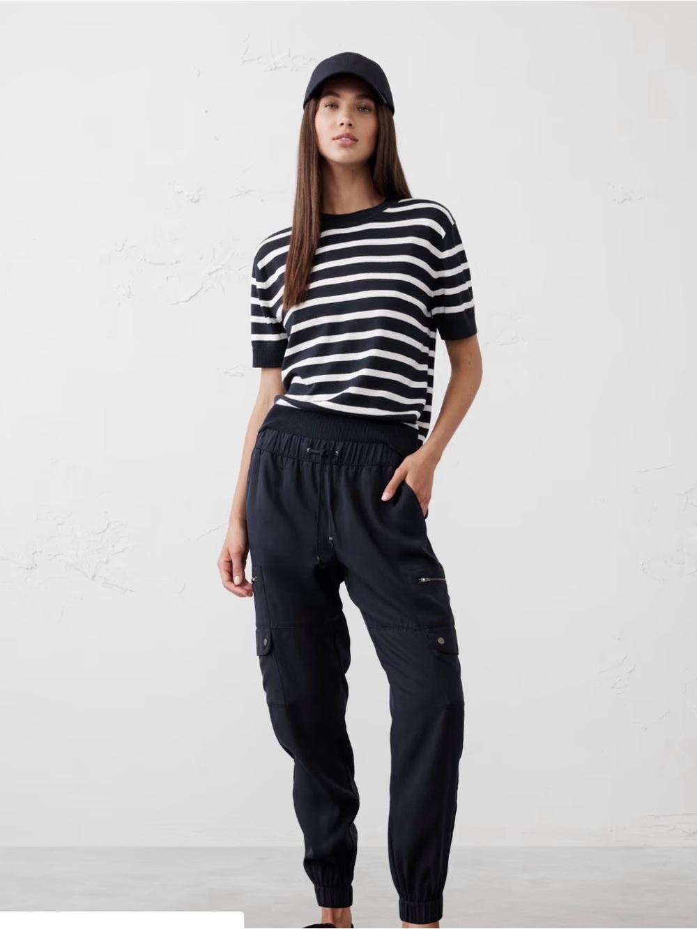 Banana Republic Navy Cargo Jogger Pants